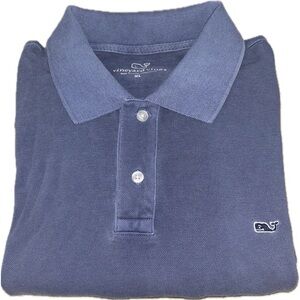 Vineyard vines men’s L/S Polo, Navy Blue, XL